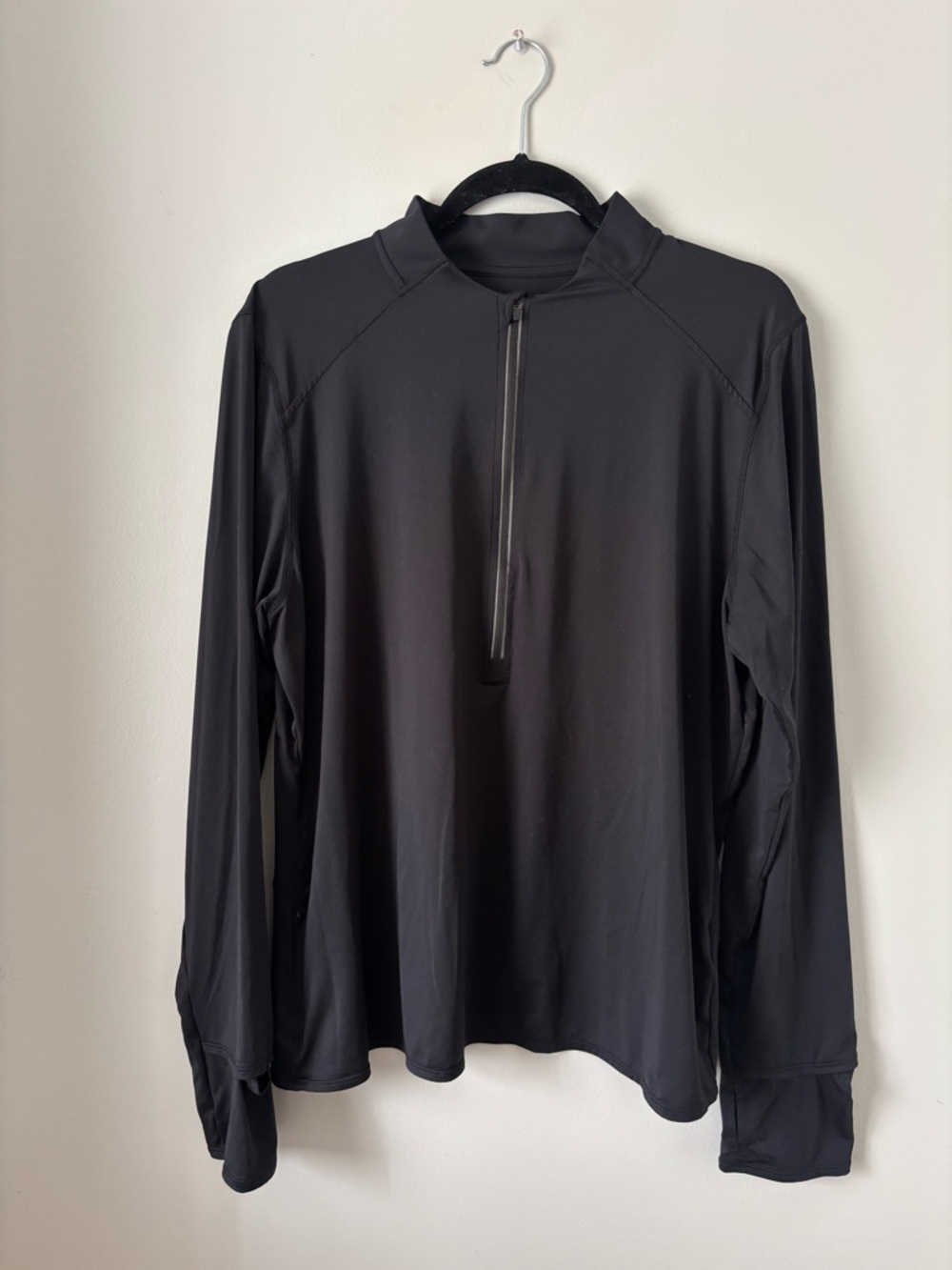 Quince women’s race day quarter zip black XL
